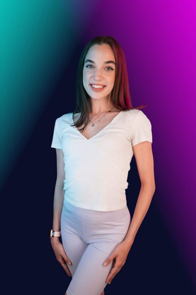 Bethan Bache ist Tap Dance Coachin an der TALENT ACADEMY.