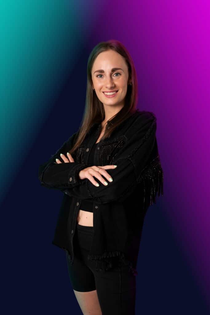 Franziska Wolf ist Contemporary & Stage Group Coachin an der TALENT ACADEMY.