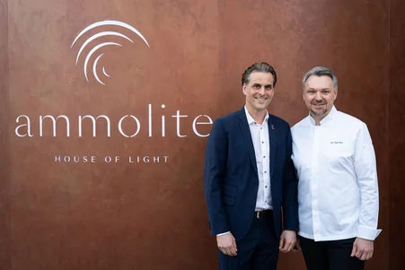 The entrance to the Michelin-starred Ammolite – House of Light at the Europa-Park Resort.