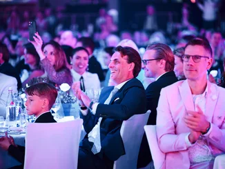 Thomas Mack in the audience at the gala celebrating 50 years of Europa-Park.