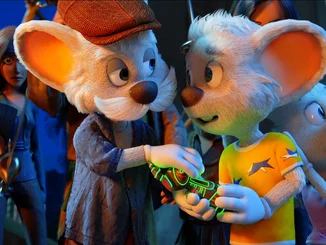 Ed Euromaus in a scene from the 4D animated film ‘Night in the Park’.