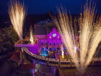 The opening of the Voletarium attraction at Europa-Park.