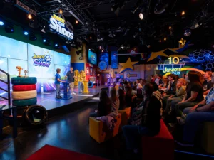 Les studios JUNIOR CLUB à Europa-Park pendant l'enregistrement du nouveau jeu télévisé JUNIOR CLUB.