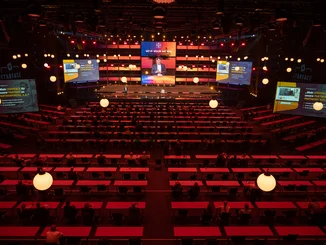 The Starface conference at the Europa-Park Arena.