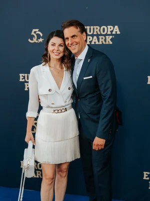 Thomas Mack and Katja Mack together at the gala celebrating 50 years of Europa-Park.