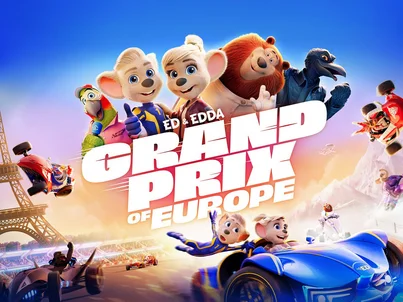 Das Keyvisual des Kinofillms GRAND PRIX OF EUROPE mit Ed & Edda.