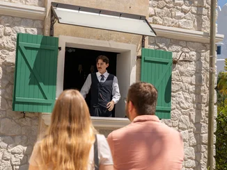 Animatronic of Nikola Tesla at Europa-Park, Croatian themed area.