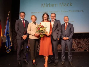 Miriam Mack and her husband Michael at her appointment as Honorary Consul of Croatia.