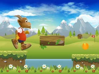 Jump and run game ‘Cheese Hunt’ with Böckli Böckli, the mascot of the Swiss themed area at Europa-Park, jumps over tree trunks and collects cheese in the online game ‘Cheese Hunt’.