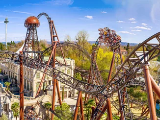 The rollercoaster Voltron Nevera powered by Rimac at Europa-Park.