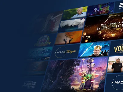 Various cover images of series and films that can be accessed on the VEEJOY streaming platform.