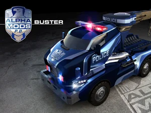Une voiture de police au look féroce, pleine d’options incroyables.