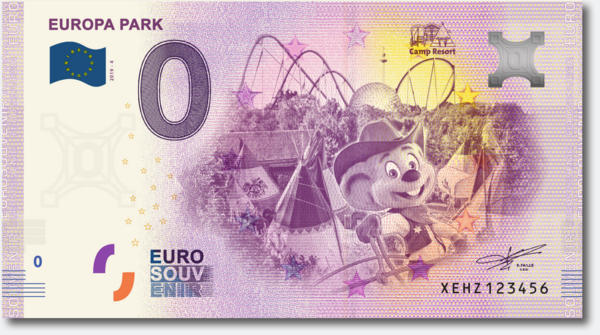Europa-Park Euro-Souvenirschein Camp Resort 2019