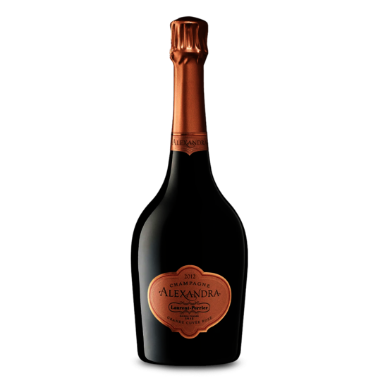 A bottle of 'Alexandra Rosé' champagne