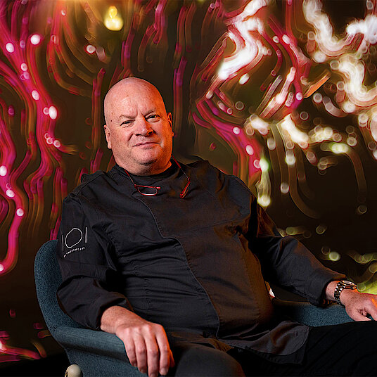 Dieter Koschina Küchenchef des 2-Sterne Restaurants Vila Joya in Albufeira, Portugal