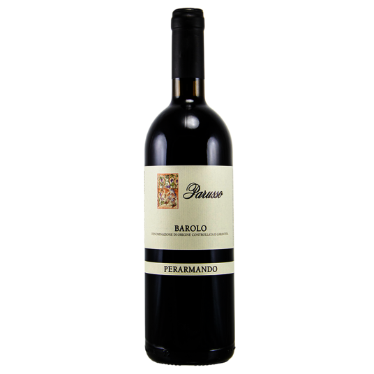 Eine Flasche des Weines "Pomino Bianco DOC Marchesi di Frescobaldi"