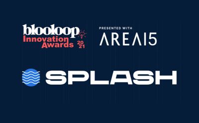 Das Logo von blooloop und Kategorie "Splash"