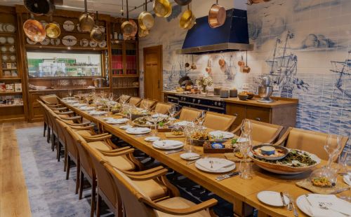 Private dining at the Chefs Table at the Europa-Park Resort.