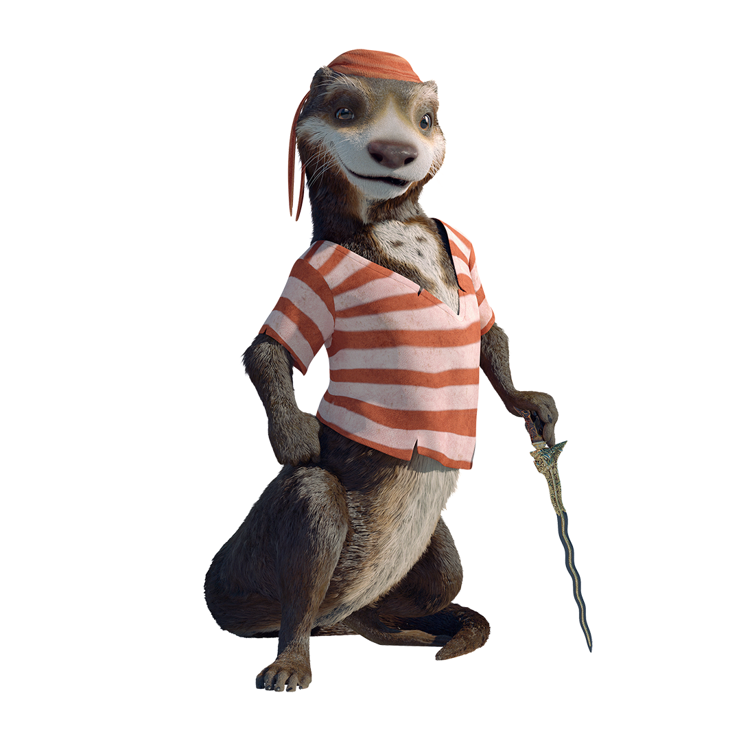 Otter Jopie von Piraten in Batavia