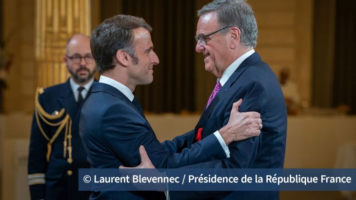 Emmanuel Macron appoints Roland Mack as ‘Officier de la Légion d'honneur’