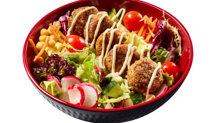 Eine leckere und frische Bowl in der Coca-Cola Sportsbar im Europa-Park. 