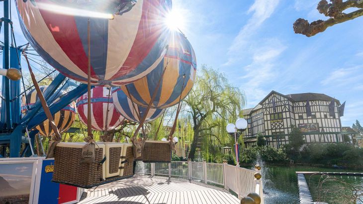 Le Mongolfiere del Liechtenstein tra il Globe Theater e i Bob svizzeri all’Europa-Park.