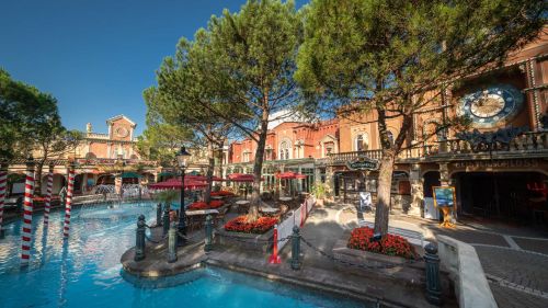 Der sommerliche Themenbereich Italien im Europa-Park.