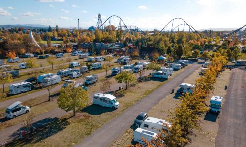 Europa-Park Caravaning Bild von oben
